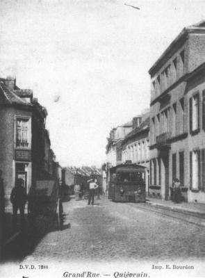 Rue Grande (Tram passant devant la place de l'église)